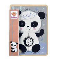 Houten Kinderpuzzel Eichhorn Panda 6 Onderdelen 1