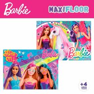 Set van 4 Puzzels Barbie MaxiFloor 192 Onderdelen 35 x 1,5 x 25 cm 3