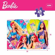 Set van 4 Puzzels Barbie MaxiFloor 192 Onderdelen 35 x 1,5 x 25 cm 4