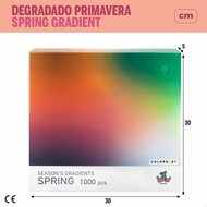 Puzzel Colorbaby Season&amp;apos;s Gradients Spring 68 x 50 cm (6 Stuks) 7