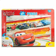 Kinderpuzzel Cars Dubbelzijdig 60 Onderdelen 50 x 35 cm (12 Stuks) 2