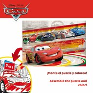 Kinderpuzzel Cars Dubbelzijdig 60 Onderdelen 50 x 35 cm (12 Stuks) 4