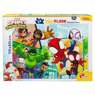 Kinderpuzzel Spidey Dubbelzijdig 24 Onderdelen 70 x 1,5 x 50 cm (6 Stuks) 2