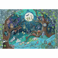 Puzzel Ravensburger 17516 Fantasy Forest Hout 500 Onderdelen 4