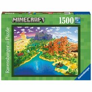 Puzzel Minecraft Ravensburger 17189 World of Minecraft 1500 Onderdelen 2