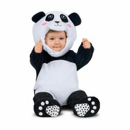 Kostuums voor Baby&amp;apos;s My Other Me Zwart Wit Panda (4 Onderdelen) - Maat: 7-12 Maanden 1