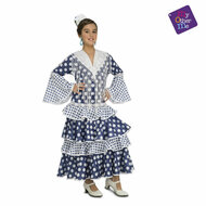 Kostuums voor Volwassenen My Other Me Solea Flamenco danser Blauw - Maat: 3-4 Jaar 2