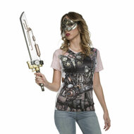 Kostuums voor Volwassenen My Other Me Steampunk Shirt - Maat: S 1