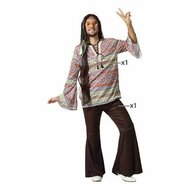 Kostuums voor Volwassenen Hippie - Maat: XS/S 2