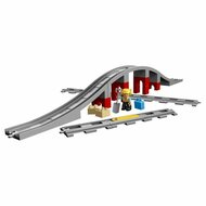 Voertuig Speelset   Lego DUPLO 10872 Train rails and bridge         26 Onderdelen   2