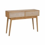 Dressoir GEREL Natuurlijk Sparrenhout Hout MDF Natuurlijke Vezel 115 x 37 x 80 cm 1