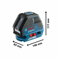 Laserwaterpas BOSCH GLL 3-50 3