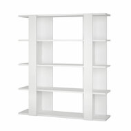 Boekenkast Alexandra House Living Wit Hout MDP 110 x 122 x 29 cm 4 Planken 1