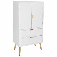 Kast Alexandra House Living Wit Gouden Hout MDF 36 x 118 x 62 cm 1