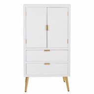 Kast Alexandra House Living Wit Gouden Hout MDF 36 x 118 x 62 cm 3