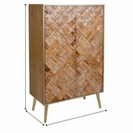 Kast Alexandra House Living Bruin Paulownia hout 42 x 125 x 76 cm 7