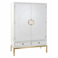 Kast DKD Home Decor Wit Gouden Metaal Populier 120 x 50 x 175 cm 1