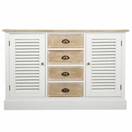 Dressoir Alexandra House Living Wit Paulownia hout Hout MDF 40 x 80 x 124 cm 3