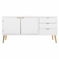 Dressoir Alexandra House Living Wit Gouden Hout MDF 42 x 71 x 145 cm 2