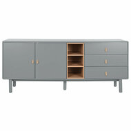 Dressoir Home ESPRIT Blauw Grijs 180 x 40 x 75 cm 2