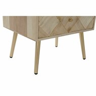 Ladekast DKD Home Decor   Lichtbruin Metaal Pijnboom Paulownia hout Natuurlijk Modern 45 x 35 x 93 cm 3