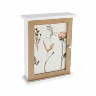 Sleutelkastje Versa Blommor Hout MDF 6,5 x 26 x 20 cm 1