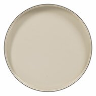 Bijzettafel Zwart Taupe Ijzer 30 x 30 x 44 cm 3