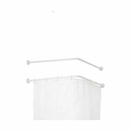 Douchegordijnstang Douche Wit Aluminium 80 cm (24 Stuks) 2