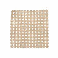 Antislipmat voor in de douche Beige PVC 54 x 54 x 1 cm (6 Stuks) 2