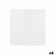 Antislipmat voor in de douche Ruiten Wit PVC 50,3 x 50,3 x 0,7 cm (6 Stuks) 1