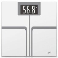 Digitale Personenweegschaal GKL FITMAX WHITE 200 kg Wit Polyester 1