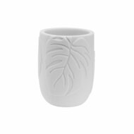 Tandenborstelhouder Versa Palm Wit Hars 7 x 9 x 7 cm 2