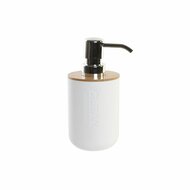 Zeepdispenser DKD Home Decor 7 x 9 x 15,5 cm Natuurlijk Wit Polypropyleen 1