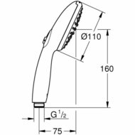 Douchekop Grohe ABS Plastic 3