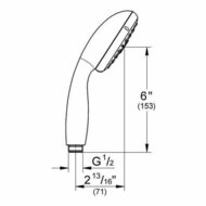 Douchekop Grohe Tempesta 100 Verchroomd 3