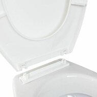 Toiletbril Gelco Wit Polypropyleen 2