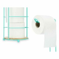 Toiletrolhouder Munt Metaal Bamboe 16,5 x 63,5 x 16,5 cm (4 Stuks) 3