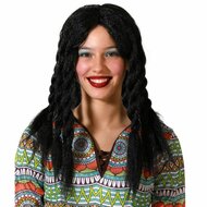 Pruik Zwart Dreadlocks 1