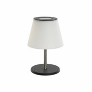 Bureaulamp Home ESPRIT Wit Zwart PVC Roestvrij staal Aluminium 18 x 18 x 26,5 cm 1