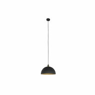 Plafondlamp Home ESPRIT Zwart Gouden Metaal 50 W 35 x 35 x 18 cm 1