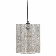 Plafondlamp 24 x 24 x 30,5 cm Metaal Zilver 1