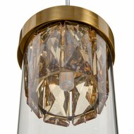 Plafondlamp Kristal Gouden Metaal 11 x 11 x 45 cm 4