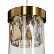 Plafondlamp Kristal Gouden Metaal 11 x 11 x 45 cm 5