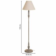 Vloerlamp Alexandra House Living Wit Grijs 220-240 V 38 x 154 x 38 cm 3