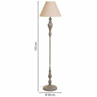 Vloerlamp Alexandra House Living Wit Grijs 220-240 V 38 x 155 x 38 cm 3