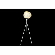 Vloerlamp DKD Home Decor Metaal Wit Veer (40 x 40 x 150 cm) 3