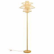 Vloerlamp DKD Home Decor Polyester Bamboe (50 x 50 x 168 cm) 2