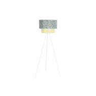 Vloerlamp DKD Home Decor Metaal Polyester Wit Groen 220 V 50 W (40 x 40 x 129 cm) 1