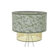 Vloerlamp DKD Home Decor Metaal Polyester Wit Groen 220 V 50 W (40 x 40 x 129 cm) 2