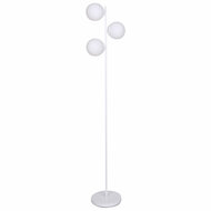 Vloerlamp DKD Home Decor 35 x 25 x 167 cm Kristal Metaal Wit 220 V 50 W 1